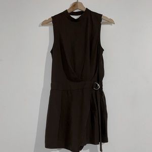 Women’s open back shorts romper